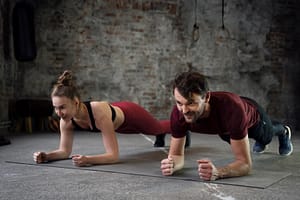 mix exercise in gym