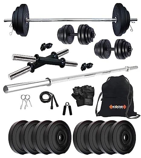 PVC 10-50 Kg Home Gym Set