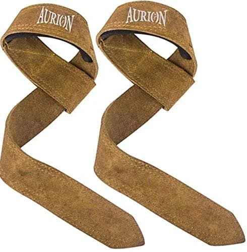Premium Genuine Leather Lifting Adjustable Wrist Strap