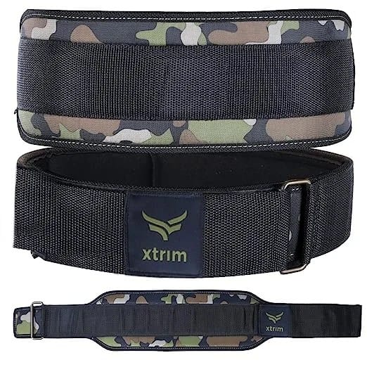 XTRIM Men's Leather Gym Belt