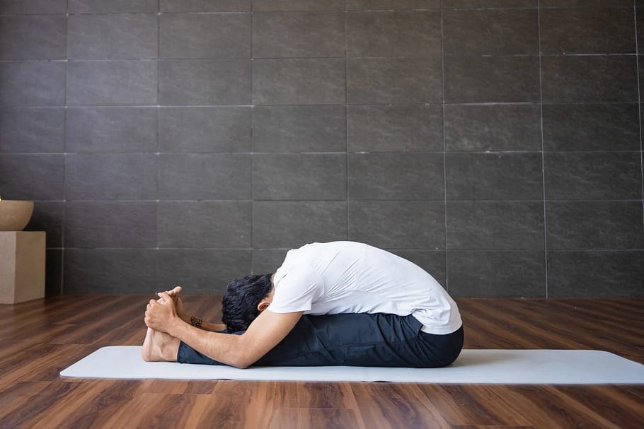 stretching techniques Paschimottanasana (Seated Forward Bend)